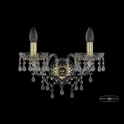 Бра хрустальные 1410B/2/160/XL G V0300 Bohemia Ivele Crystal (Стеклянный рожок)