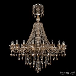 Люстра хрустальная 1415/20/530/XL-180 G M721 Bohemia Ivele Crystal (Стеклянный рожок)