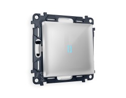 Ambrella Light Комплект механизма 1-клавишного выключателя с подсветкой 10000K Ambrella Volt ALFA MA402020