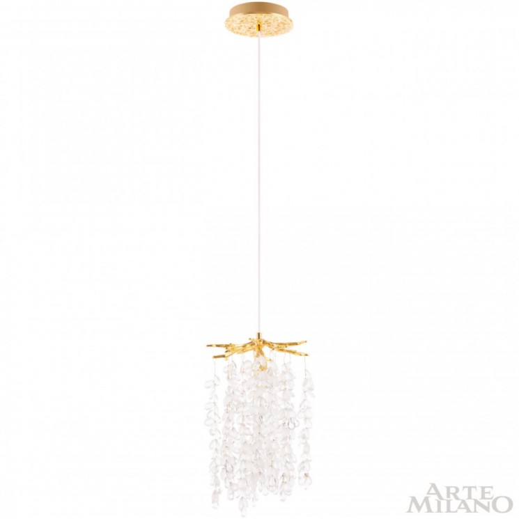 Подвес хрустальный 235801/D210/1/D Gd Arte Milano (С 1 лампочкой)