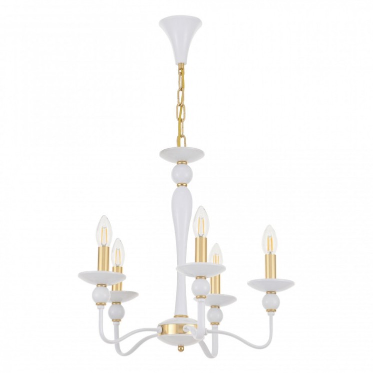 Люстра 820201.1.5.140.U.E14 Wh.Gd Arte Milano (Подвесные)