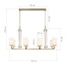 Подвесная люстра ST Luce Opalus SL1403.333.08