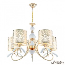 Люстра 309787/5 Wh/Gd Arte Milano (Подвесные)