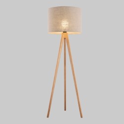 Напольный светильник с тканевым абажуром                      TK Lighting  16021 Grand TK