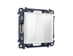 Ambrella Light Комплект механизма 3-клавишного выключателя Ambrella Volt ALFA MA105010