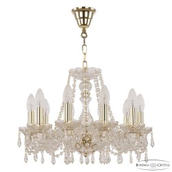 Люстра хрустальная 104/10/165 G Bohemia Ivele Crystal (Стеклянный рожок)