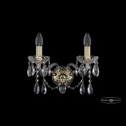 Бра хрустальные 1413B/2/141 G Bohemia Ivele Crystal (Стеклянный рожок)