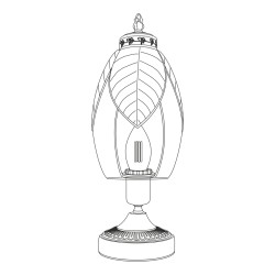 Citilux Garuda CL420813 Настольная лампа Бронза