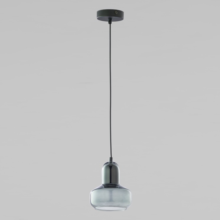 Подвесной светильник со стеклянным плафоном                      TK Lighting  2320 Vichy Black