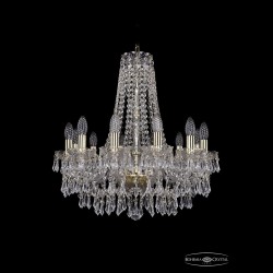 Люстра хрустальная 1403/12/195/h-60 G Bohemia Ivele Crystal (Стеклянный рожок)