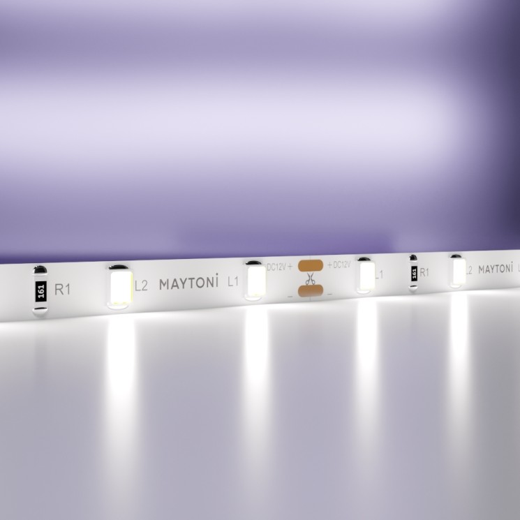 Maytoni Светодиодная лента 12В 2835 4,8Вт/м 6000K 5м IP20 5мм