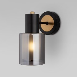 Настенный светильник со стеклянным плафоном                      Eurosvet  70219/1 черный/античная бронза