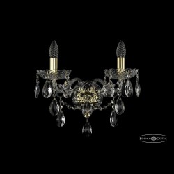 Бра хрустальные 1415B/2/165/XL G Bohemia Ivele Crystal (Стеклянный рожок)