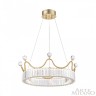 Люстра хрустальная в виде короны 310322/D500 GD Arte Milano (Подвесные)