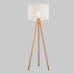 Напольный светильник с тканевым абажуром                      TK Lighting  16007 Grand