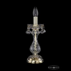 Настольная лампа 1409L/1-31 G Bohemia Ivele Crystal (Стеклянный рожок)