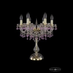 Настольная лампа 1410L/6/141-47 G V7010 Bohemia Ivele Crystal (Стеклянный рожок)