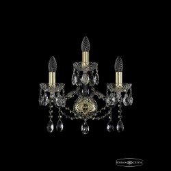 Бра хрустальные 1413B/2+1/165 G Bohemia Ivele Crystal (Стеклянный рожок)