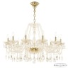 Люстра хрустальная 116/12/300 G Bohemia Ivele Crystal (Стеклянный рожок)