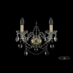 Бра хрустальные 1411B/2/160 G Bohemia Ivele Crystal (Стеклянный рожок)