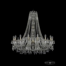 Люстра хрустальная 1403/16/360/h-100 Pa Bohemia Ivele Crystal (Стеклянный рожок)