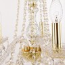 Люстра хрустальная 1402/6/160 G Bohemia Ivele Crystal (Стеклянный рожок)