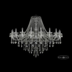 Люстра хрустальная 1415/20/530 Ni Bohemia Ivele Crystal (Стеклянный рожок)