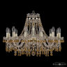 Люстра хрустальная 1410/12/240 G V1003 R721 Bohemia Ivele Crystal (Стеклянный рожок)