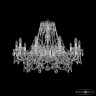 Люстра хрустальная 1411/10/300 Ni  Bohemia Ivele Crystal (Стеклянный рожок)