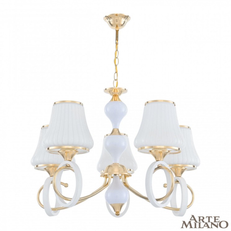 Люстра 302387/5 Wh/Gd Arte Milano (Подвесные)