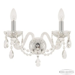 Бра хрустальные 116B/2/165 Ni Bohemia Ivele Crystal (Стеклянный рожок)