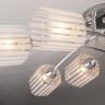 Потолочный светильник с плафонами из стекла                      Eurosvet  30125/8 хром
