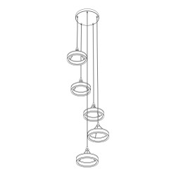 Citilux Дуэт CL719050 LED Подвесной светильник Белый