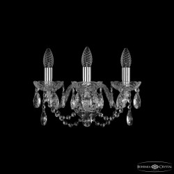 Бра хрустальные 1402B/3/141 Ni  Bohemia Ivele Crystal (Стеклянный рожок)