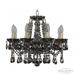 Люстра хрустальная 1413/8/165 G M731  Bohemia Ivele Crystal (Стеклянный рожок)