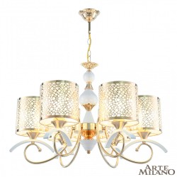 Люстра 309787/6 Wh/Gd Arte Milano (Подвесные)