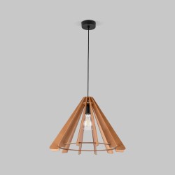 Подвесной светильник с деревянным рассеивателем                      TK Lighting  6586 Eris
