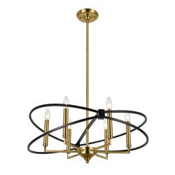 Indigo Светильник на штанге 10020/6R Black