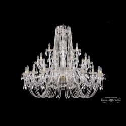 Люстра хрустальная 1402/20+10+5/460 G Bohemia Ivele Crystal (Стеклянный рожок)