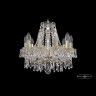 Люстра хрустальная 1403/10/141 G Bohemia Ivele Crystal (Стеклянный рожок)