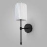 Настенный светильник с тканевым абажуром                      Eurosvet  60162/1 черный