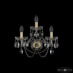 Бра хрустальные 1402B/2+1/160/XL G Bohemia Ivele Crystal (Стеклянный рожок)