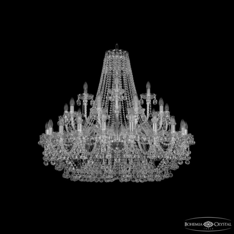 Люстра хрустальная 1409/20+10+5/400 Ni Bohemia Ivele Crystal (1409)