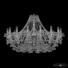 Люстра хрустальная 1409/16/400 Ni  Bohemia Ivele Crystal (Стеклянный рожок)