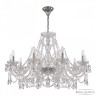 Люстра хрустальная 1411/10/360 Ni  Bohemia Ivele Crystal (Стеклянный рожок)
