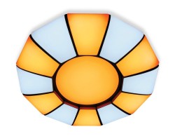 Ambrella Light Потолочный светодиодный светильник Parus FP2311 WH 114W D480