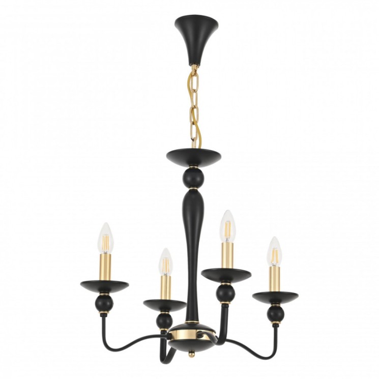 Люстра 820201.1.4.140.U.E14 Bk.Gd Arte Milano (Подвесные)