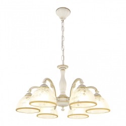 Люстра с плафонами подвесная 349737/6 WT+G Arte Milano (Подвесные)