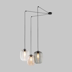 Подвесной светильник со стеклянными плафонами                      TK Lighting  5972 Elio