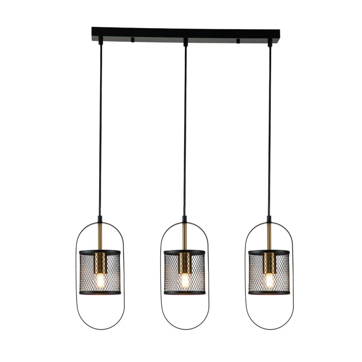 Indigo Подвесной светильник 10009/3P Black